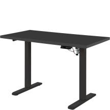 Biurko z regulowanym blatem B-54 Czarny Podstawowe