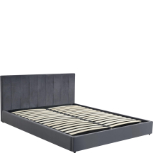 KATARINA 160 popielaty Halmar Łóżko tapicerowane Podstawowe