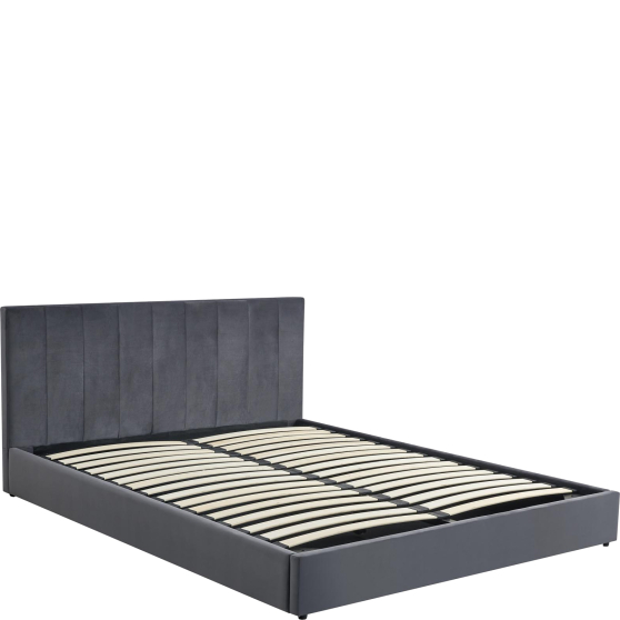 KATARINA 160 popielaty Halmar Łóżko tapicerowane Podstawowe