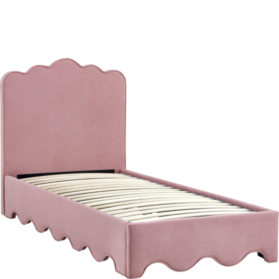 ORSO 90 różowy Halmar Łóżko tapicerowane Podstawowe