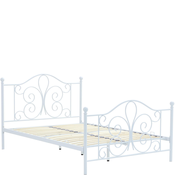 PANAMA 140 biały Halmar Łóżko metalowe Podstawowe