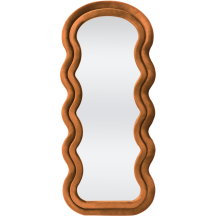 Lustro stojące lub ścienne CONFETTO rama cynamon Podstawowe