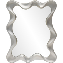 Lustro ścienne wiszące w ramie DECO kolor srebrny antyczny Podstawowe