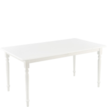 Stół rozkładany 160-200/90/76 NELSON Biały Podstawowe