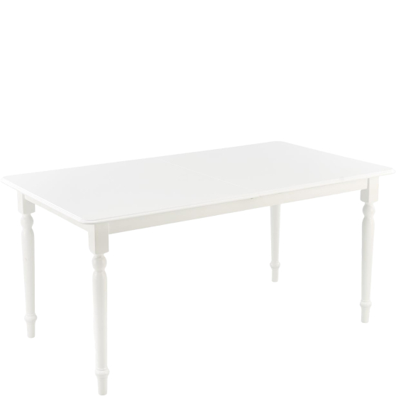 Stół rozkładany 160-200/90/76 NELSON Biały Podstawowe