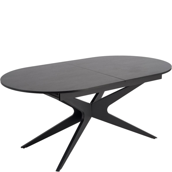 Stół rozkładany 180-240x100x76 SANDRO Czarny Podstawowe