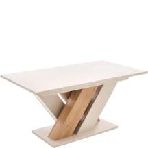 Stół rozkładany 160-200x90x77 BRANDON Kaszmir / Dąb Cremona Podstawowe