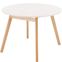 Stół rozkładany 102-142x102x73 RUBEN Kaszmir / Naturalny Podstawowe