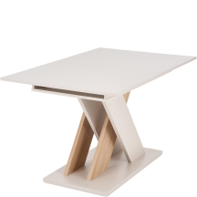 Stół rozkładany 130-175x85x76 XARELTO Kaszmir / Dąb Cremona Podstawowe