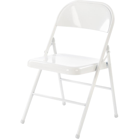 Krzesło składane K-565 Białe Podstawowe