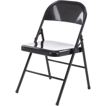 Krzesło składane K-565 Czarne Podstawowe