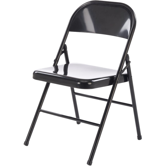 Krzesło składane K-565 Czarne Podstawowe