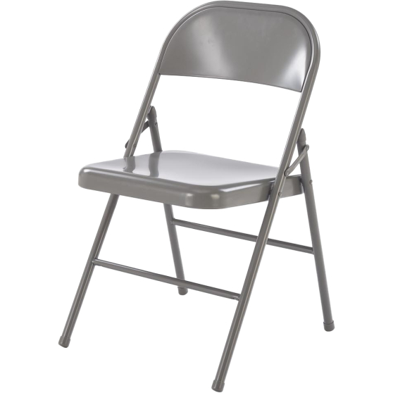 Krzesło składane K-565 Popielate Podstawowe