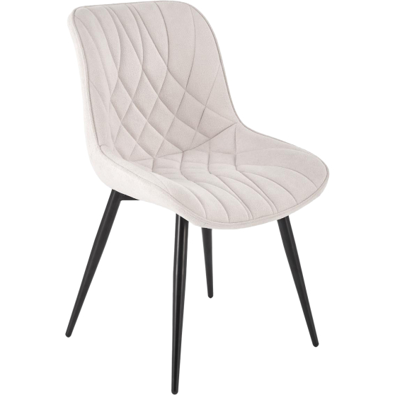 Krzesło metalowe K-567 Czarny / Beż Podstawowe