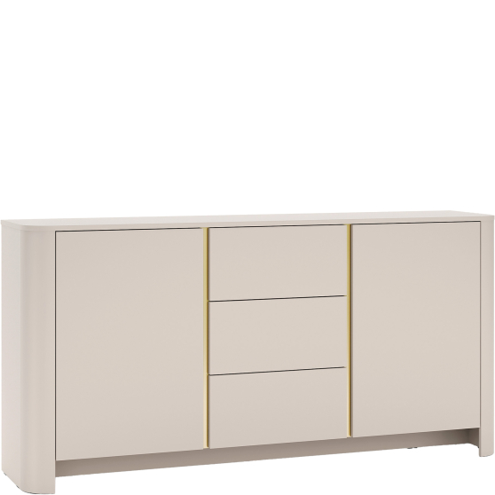 Komoda KSZ168 3 szuflady 2 drzwi BARI Podstawowe (1)