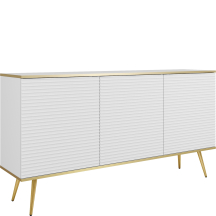 Komoda K160 3 drzwi Biały Mat ORO MDF Podstawowe