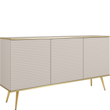 Komoda K160 3 drzwi Beż Mat ORO MDF Podstawowe