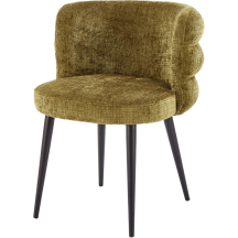 Krzesło metalowe K-575 Czarny / Oliwkowy Podstawowe