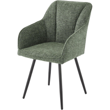 Krzesło metalowe K-576 Czarny / Oliwkowy Podstawowe