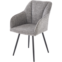 Krzesło metalowe K-576 Czarny / Popiel Podstawowe