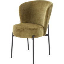 Krzesło metalowe K-590 Czarny / Oliwkowy Podstawowe