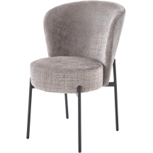 Krzesło metalowe K-590 Czarny / Popielaty Podstawowe