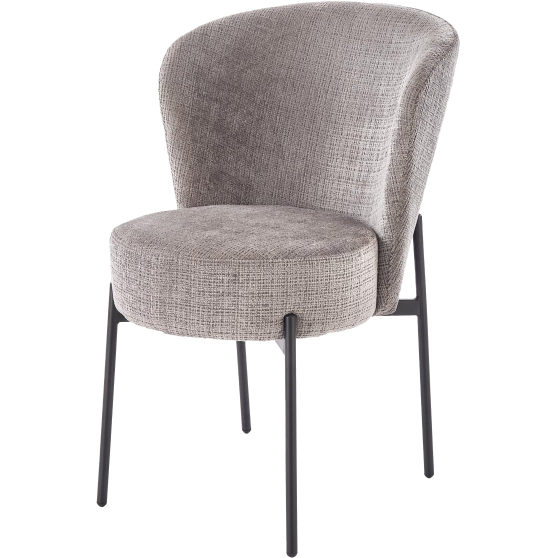Krzesło metalowe K-590 Czarny / Popielaty Podstawowe