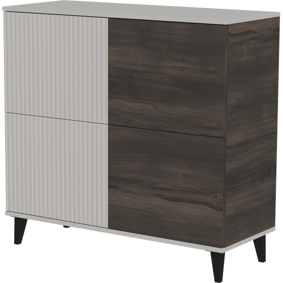 Komoda dwurzwiowa KM-2 Kaszmir / Orzech RANDOM 2 Podstawowe