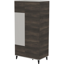 Szafa dwudrzwiowa S-1 Kaszmir / Orzech RANDOM 2 Podstawowe