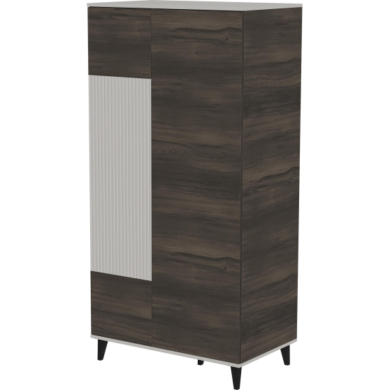 Szafa dwudrzwiowa S-1 Kaszmir / Orzech RANDOM 2 Podstawowe