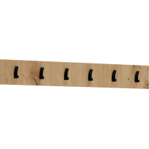 Wieszak na ubrania ścienny wiszący do przedpokoju W-100 Dąb Artisan CLIF Podstawowe