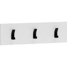 Wieszak na ubrania ścienny wiszący do przedpokoju W-50 Biały Mat CLIF Podstawowe