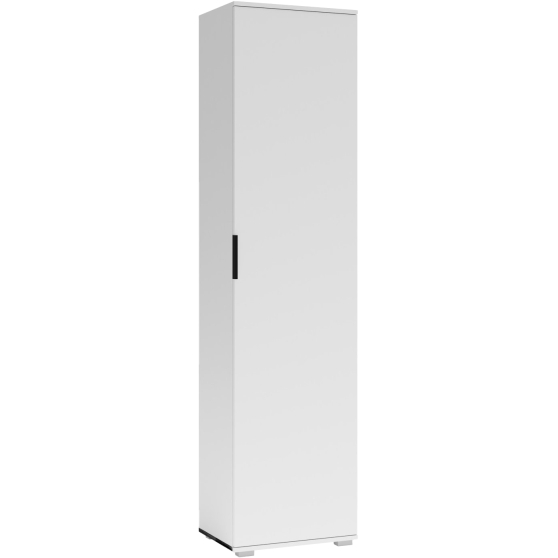 Wysoka szafa do przedpokoju SL-50 Słupek Biały Mat CLIF Podstawowe