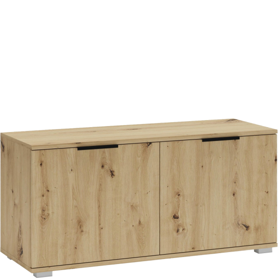 Niska szafka na buty do przedpokoju ST-100 Dąb Artisan CLIF Podstawowe