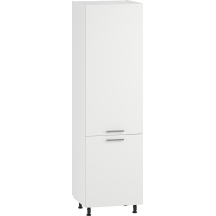 Szafka dolna wysoka pod zabudowę lodówki DL-60/214 Biały / Biały Mat VENTO Podstawowe