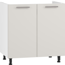 Szafka pod zlewozmywak 2 drzwi DK-80/82 Biały / Kaszmir Mat VENTO Podstawowe