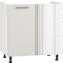 Szafka dolna stojąca narożna pod zlewozmywak 1 drzwi DKN-100/82 Biały / Kaszmir Mat VENTO Podstawowe