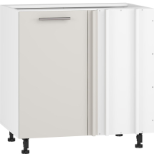 Szafka dolna stojąca narożna 1 drzwi 100 x 82 cm DN-100/82 Biały / Kaszmir Mat VENTO Podstawowe