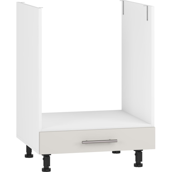 Szafka dolna stojąca pod zabudowę piekarnika i płyty grzewczej DP-60/82 Biały / Kaszmir Mat VENTO Podstawowe Szafka dolna stojąca pod zabudowę piekarnika i płyty grzewczej DP-60/82 Biały / Kaszmir Mat VENTO Podstawowe