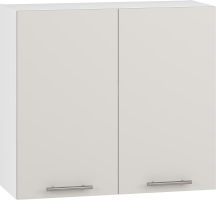 Szafka górna wisząca 2 drzwi G-80/72 Biały / Kaszmir Mat VENTO Podstawowe
