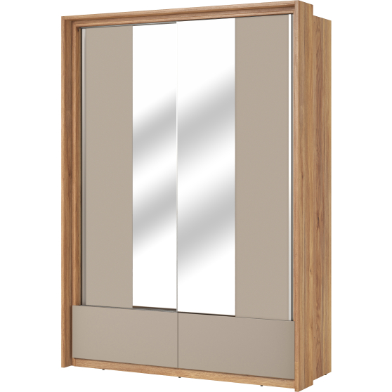 Dwudrzwiowa szafa przesuwna do sypialni 159 cm 24MCNJ61 TYP-61 IMPRESSIO Podstawowe
