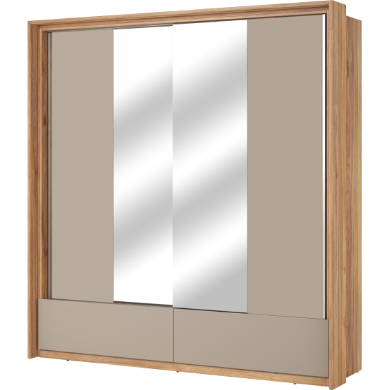 Dwudrzwiowa szafa przesuwna z lustrem 200 cm 24MCNJ63 TYP-63 IMPRESSIO Podstawowe