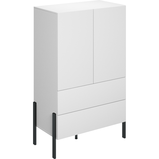 Bieliźniarka 2-drzwiowa Biały Mat 2497ND38 TYP-38 JUKON Podstawowe