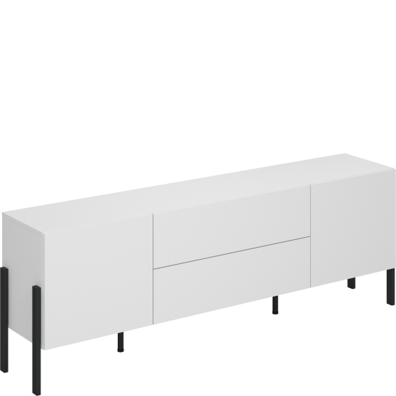 Szafka RTV pod telewizor Biały Mat 2497ND40 TYP-40 JUKON Podstawowe