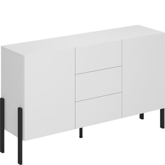 Komoda z drzwiami i szufladami Biały Mat 2497ND43 TYP-43 JUKON Podstawowe