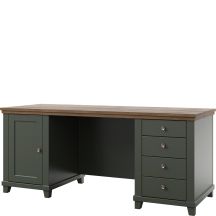 Biurko gabinetowe z drzwiami i szufladami 24ZRJU07 TYP-07 EVORA GABINET Podstawowe