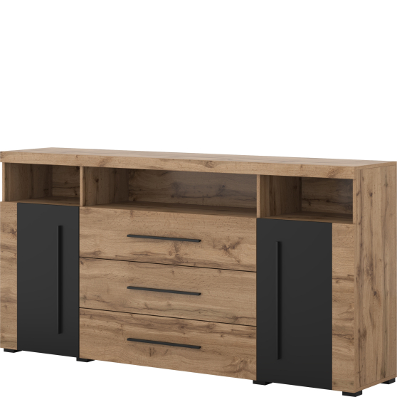 Komoda 2D3S 182 cm Dąb Wotan 22N2ZH25 TYP-25 ROGER Podstawowe