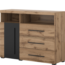 Komoda 1D3S 120 cm Dąb Wotan 22N2ZH47 TYP-47 ROGER Podstawowe