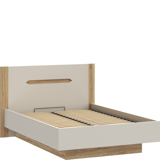 Łóżko 140 x 200 ze stelażem i pojemnikiem EDWL1143-M820 EDWAL Podstawowe
