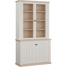 Kredens z nadstawką PNTV723-Q214 Biały PONTYPOOL Podstawowe